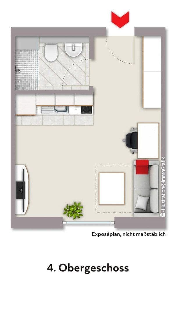 1 bedroom flat to rent, 23 m², Wilhelmstraße 74, Braunschweig, Lower Saxony 1 bedroom flat to rent, 23 m², Wilhelmstraße 74, Braunschweig, Lower Saxony