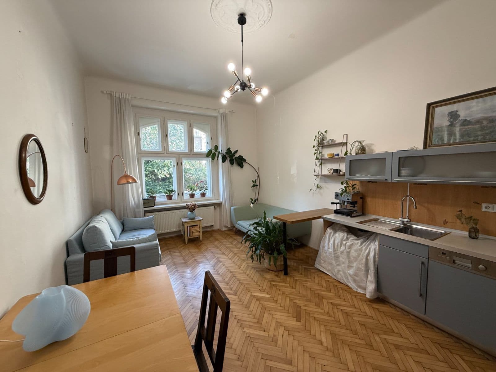 1 bedroom with open-plan kitchen flat for sale, 47 m², Polská, Prague, Prague 1 bedroom with open-plan kitchen flat for sale, 47 m², Polská, Prague, Prague