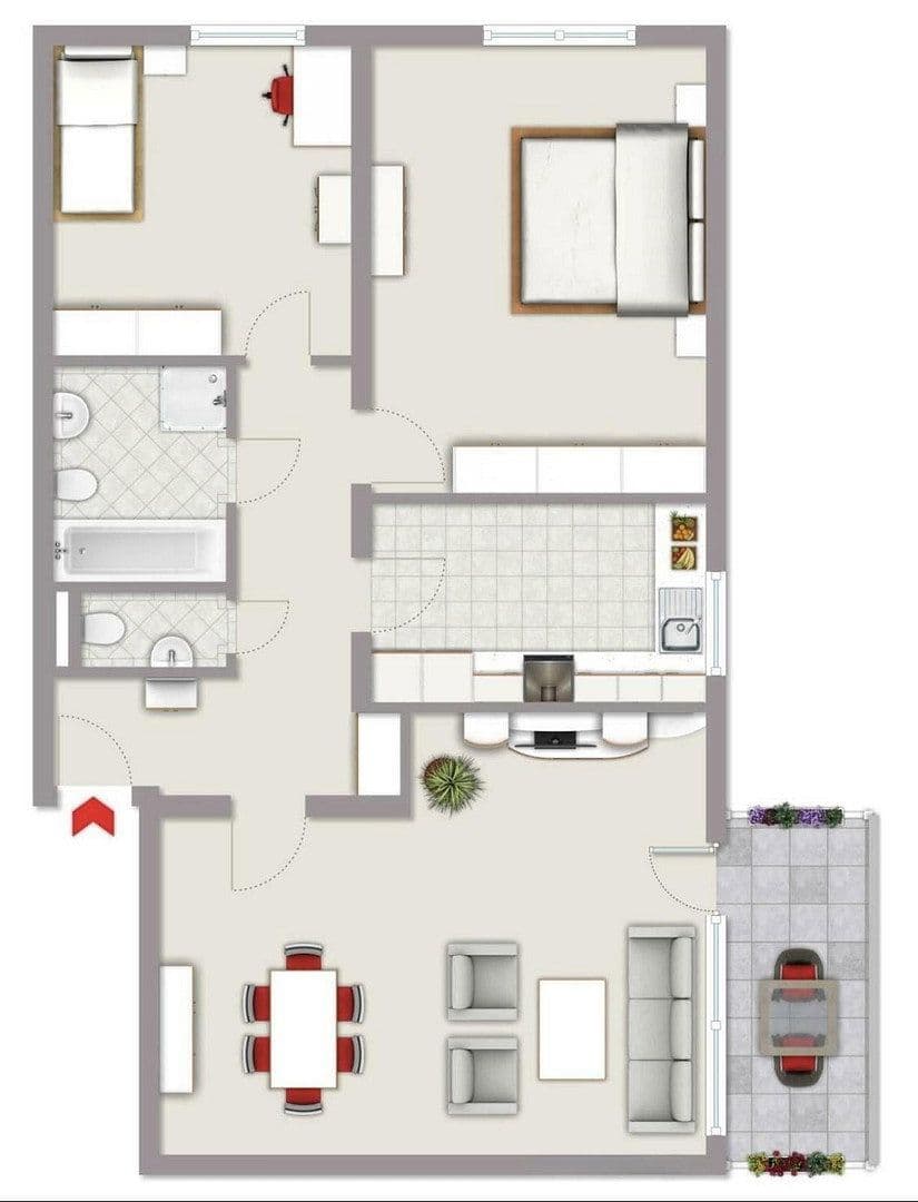 3 bedroom flat for sale, 86 m², Am Brünnchen 2, Koblenz - Metternich, Rhineland-Palatinate 3 bedroom flat for sale, 86 m², Am Brünnchen 2, Koblenz - Metternich, Rhineland-Palatinate