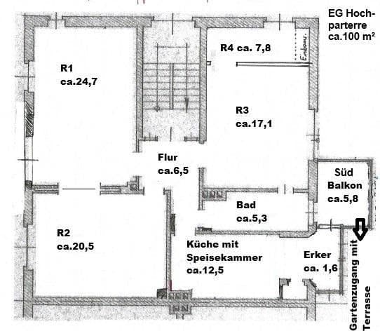 4 bedroom flat to rent, 100 m², Hildesheim, Lower Saxony 4 bedroom flat to rent, 100 m², Hildesheim, Lower Saxony