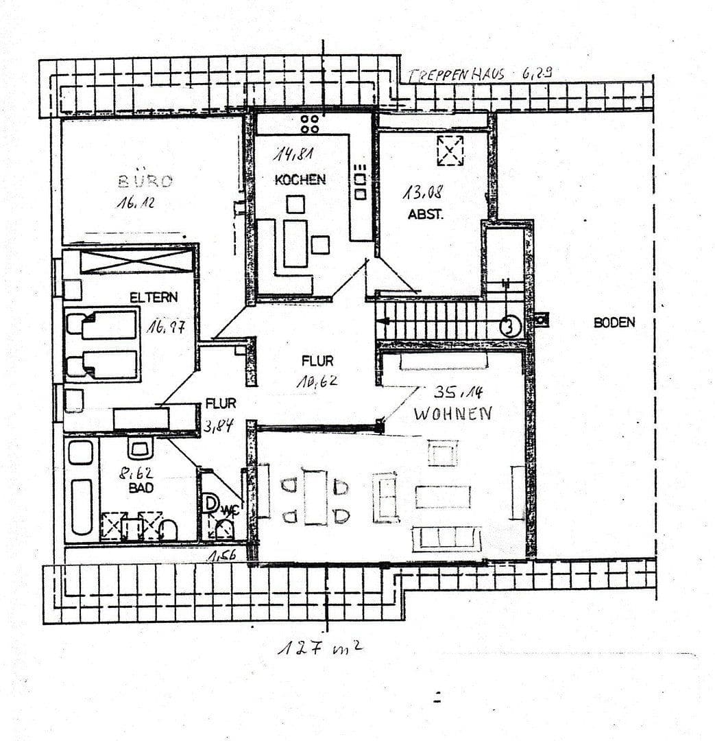 3 bedroom flat to rent, 127 m², Ostercappeln, Lower Saxony 3 bedroom flat to rent, 127 m², Ostercappeln, Lower Saxony