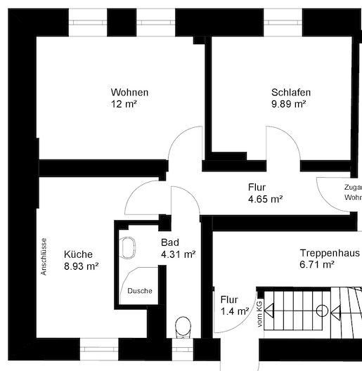 2 bedroom flat to rent, 43 m², Zoppoter Straße 10, Bremerhaven, Bremen 2 bedroom flat to rent, 43 m², Zoppoter Straße 10, Bremerhaven, Bremen