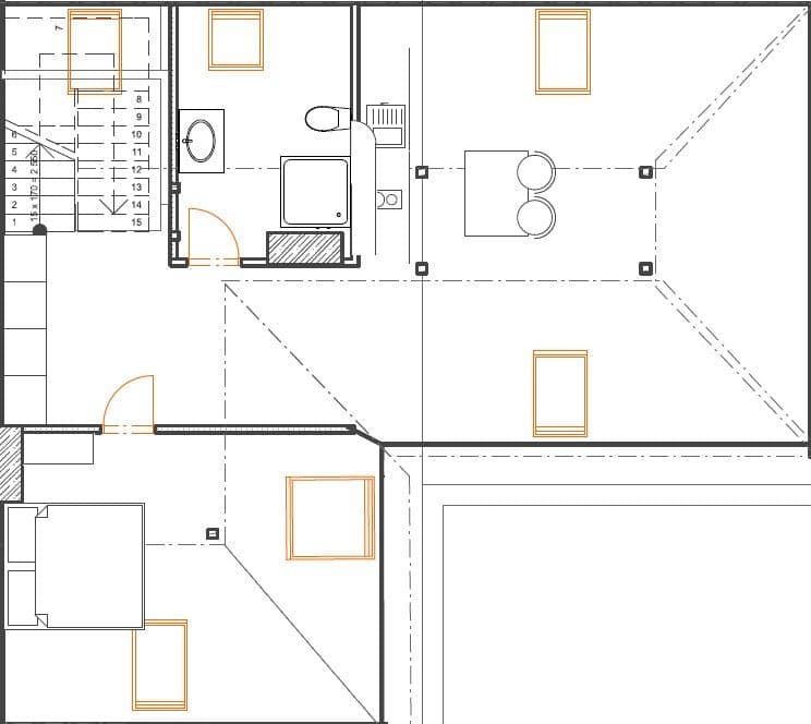 1 bedroom with open-plan kitchen flat to rent, 72 m², Rektorská, Prague, Prague 1 bedroom with open-plan kitchen flat to rent, 72 m², Rektorská, Prague, Prague