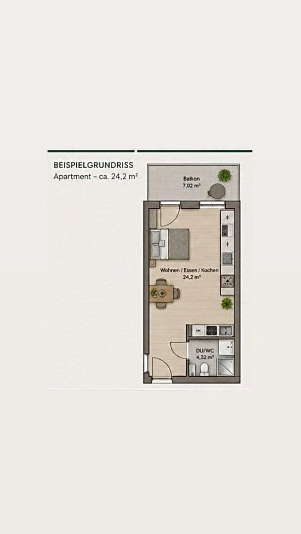 1 bedroom flat to rent, 31 m², Stettiner Straße 12, Weiden i.d.Opf, Bavaria 1 bedroom flat to rent, 31 m², Stettiner Straße 12, Weiden i.d.Opf, Bavaria