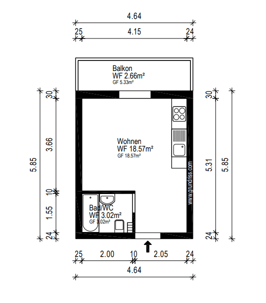 1 bedroom flat for sale, 25 m², Reichenhaller Strasse 27, München, Bavaria 1 bedroom flat for sale, 25 m², Reichenhaller Strasse 27, München, Bavaria