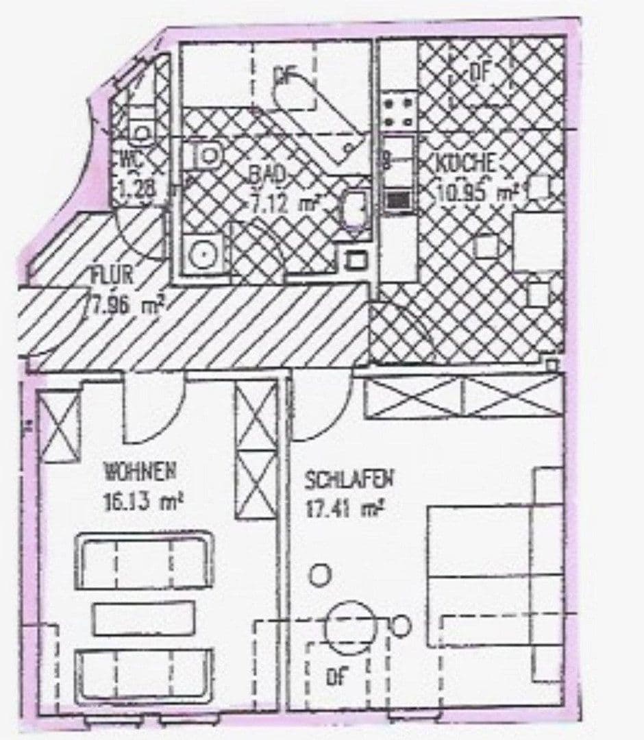 2 bedroom flat to rent, 60 m², Kreisigstraße 29, Zwickau, Saxony 2 bedroom flat to rent, 60 m², Kreisigstraße 29, Zwickau, Saxony