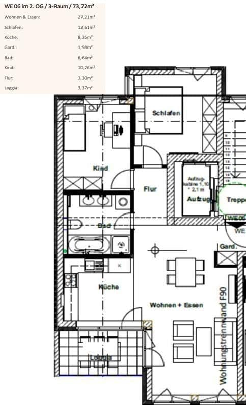 3 bedroom flat to rent, 74 m², Sudenburger Straße 25, Magdeburg, Saxony-Anhalt 3 bedroom flat to rent, 74 m², Sudenburger Straße 25, Magdeburg, Saxony-Anhalt