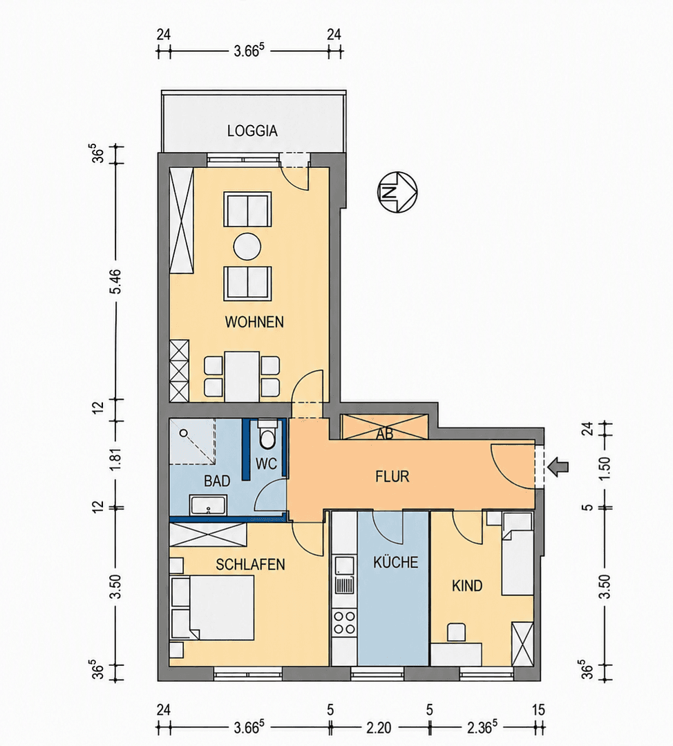 3 bedroom flat for sale, 67 m², Berlin, Berlin 3 bedroom flat for sale, 67 m², Berlin, Berlin