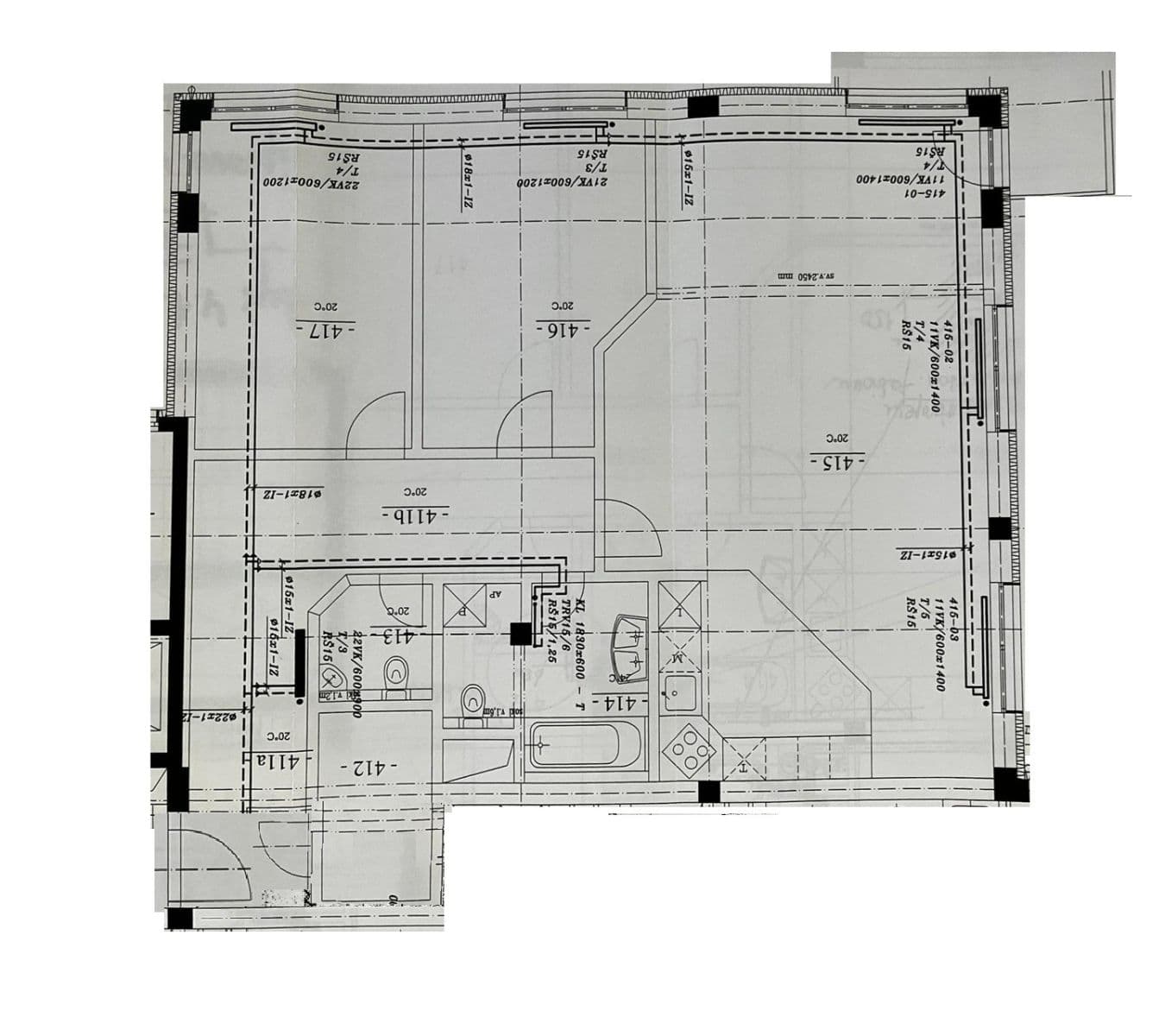 2 bedroom with open-plan kitchen flat to rent, 106 m², Pod Cihelnou, Prague, Prague 2 bedroom with open-plan kitchen flat to rent, 106 m², Pod Cihelnou, Prague, Prague
