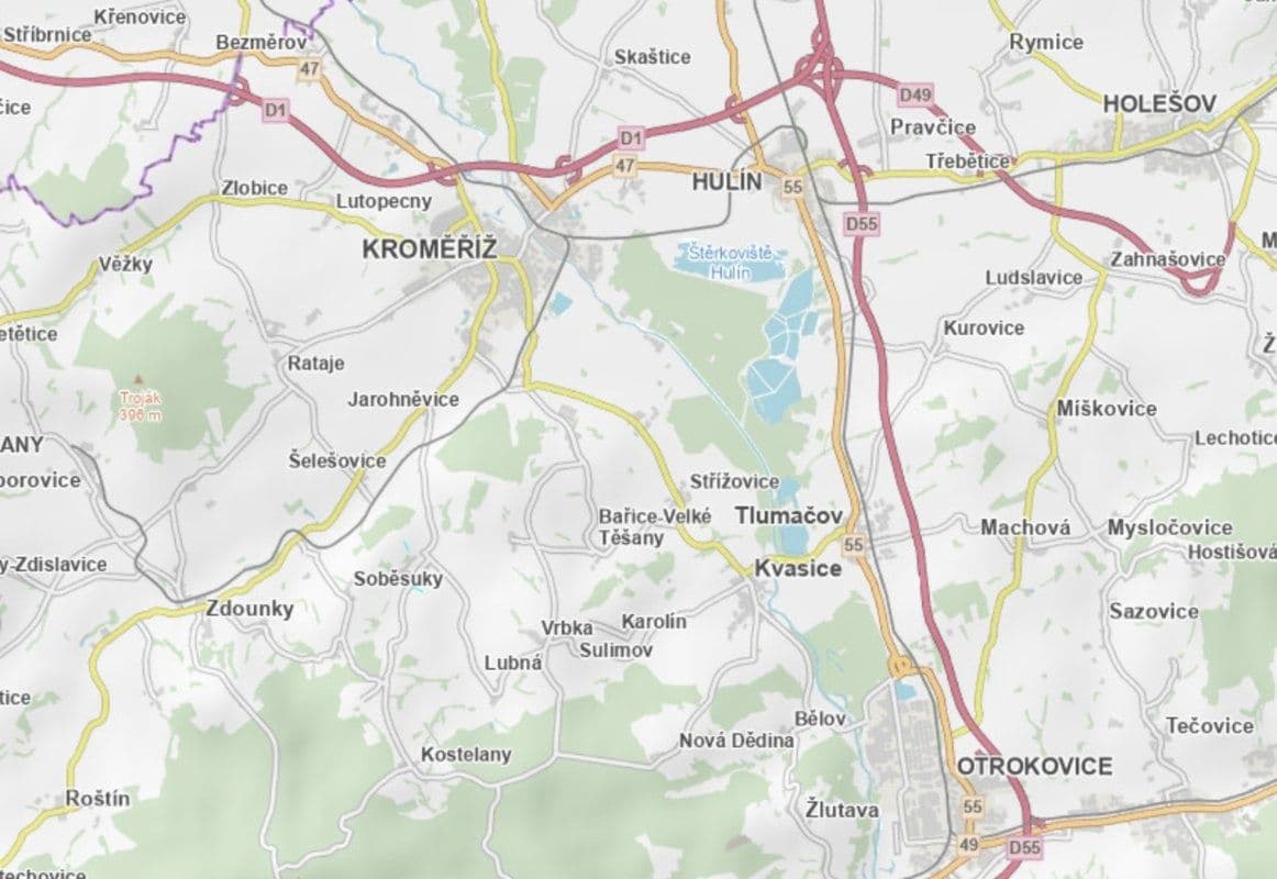plot for sale, 3,349 m², Kroměříž, Zlínský Region plot for sale, 3,349 m², Kroměříž, Zlínský Region
