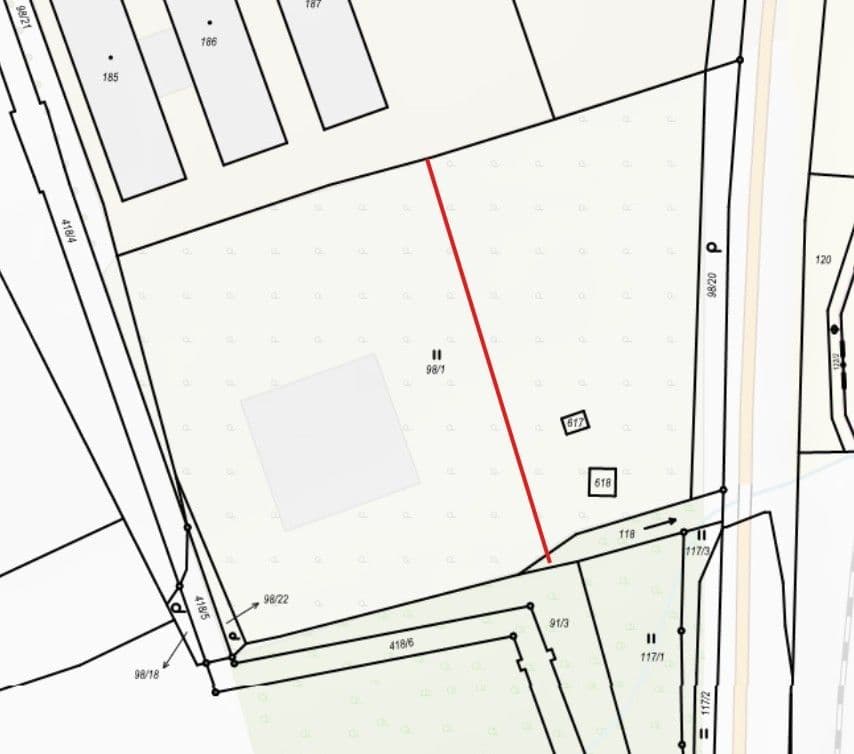plot to rent, 4,000 m², Tůmovka, Kojetice, Středočeský Region plot to rent, 4,000 m², Tůmovka, Kojetice, Středočeský Region
