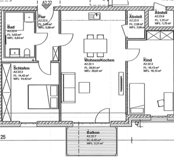 3 bedroom flat to rent, 77 m², Alter Mühlenweg 1 c, Bad Bevensen, Lower Saxony 3 bedroom flat to rent, 77 m², Alter Mühlenweg 1 c, Bad Bevensen, Lower Saxony