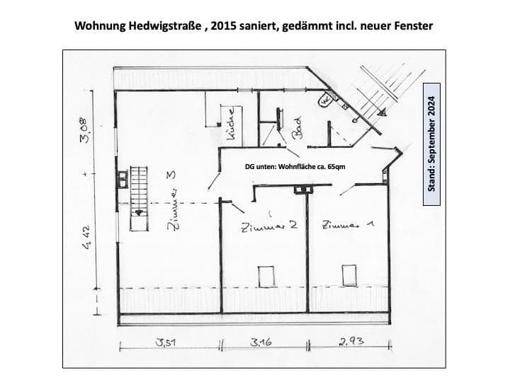 4 bedroom flat to rent, 85 m², Hedwigstraße 7, Braunschweig, Lower Saxony 4 bedroom flat to rent, 85 m², Hedwigstraße 7, Braunschweig, Lower Saxony