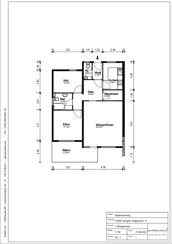 2 bedroom with open-plan kitchen flat to rent, 79 m², Zeppelinstr. 8, Uhingen, Baden-Württemberg 2 bedroom with open-plan kitchen flat to rent, 79 m², Zeppelinstr. 8, Uhingen, Baden-Württemberg