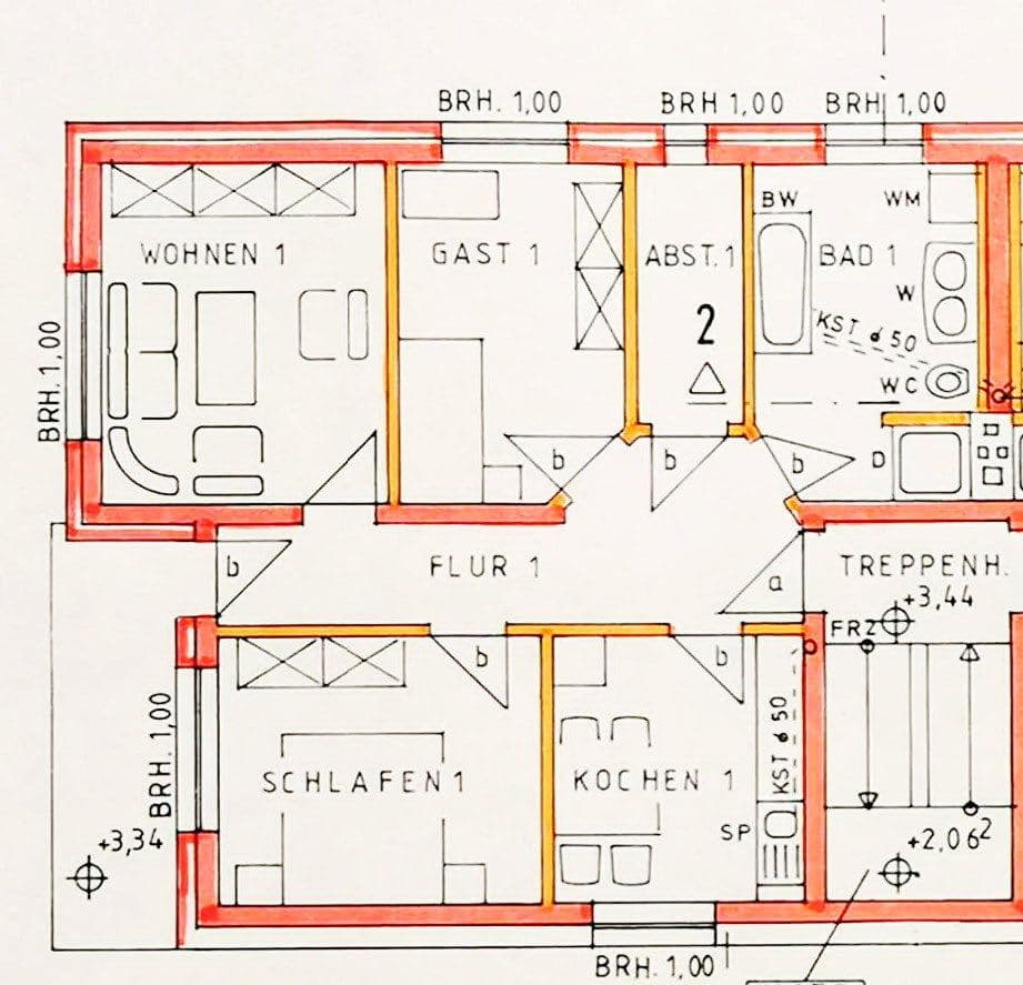 3 bedroom flat to rent, 90 m², Kirchstrasse 8, Schwalmtal, Hesse 3 bedroom flat to rent, 90 m², Kirchstrasse 8, Schwalmtal, Hesse