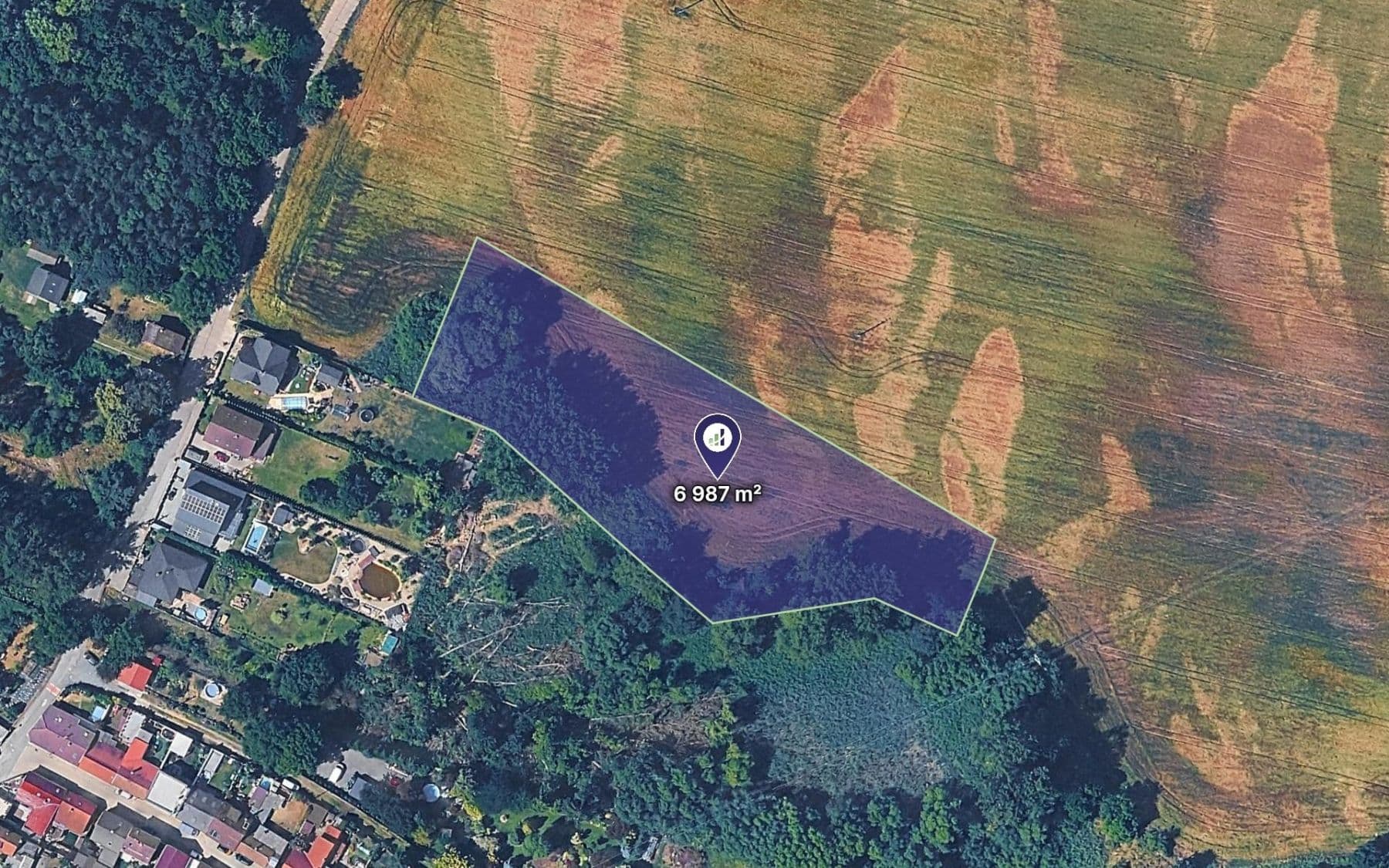 plot for sale, 2,620 m², Kostelec nad Labem, Středočeský Region plot for sale, 2,620 m², Kostelec nad Labem, Středočeský Region