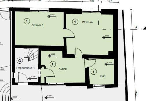 2 bedroom flat to rent, 51 m², Mühlgasse 1, Münzenberg, Hesse 2 bedroom flat to rent, 51 m², Mühlgasse 1, Münzenberg, Hesse