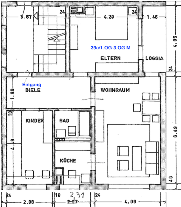 3 bedroom flat to rent, 80 m², Mommsenstr. 39a, Essen, North Rhine-Westphalia 3 bedroom flat to rent, 80 m², Mommsenstr. 39a, Essen, North Rhine-Westphalia