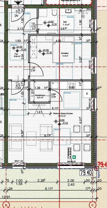 1 bedroom with open-plan kitchen flat to rent, 73 m², Hostedder Straße 63, Dortmund, North Rhine-Westphalia 1 bedroom with open-plan kitchen flat to rent, 73 m², Hostedder Straße 63, Dortmund, North Rhine-Westphalia
