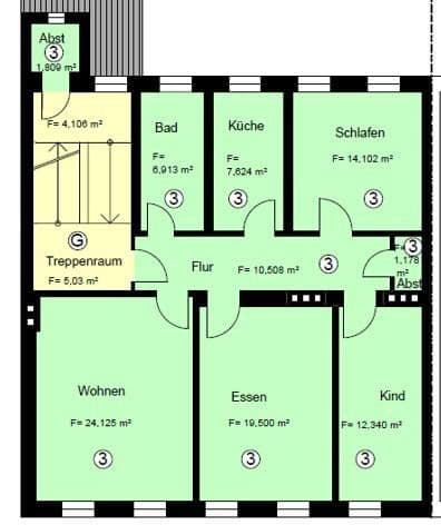 4 bedroom flat to rent, 94 m², Hof, Bavaria 4 bedroom flat to rent, 94 m², Hof, Bavaria