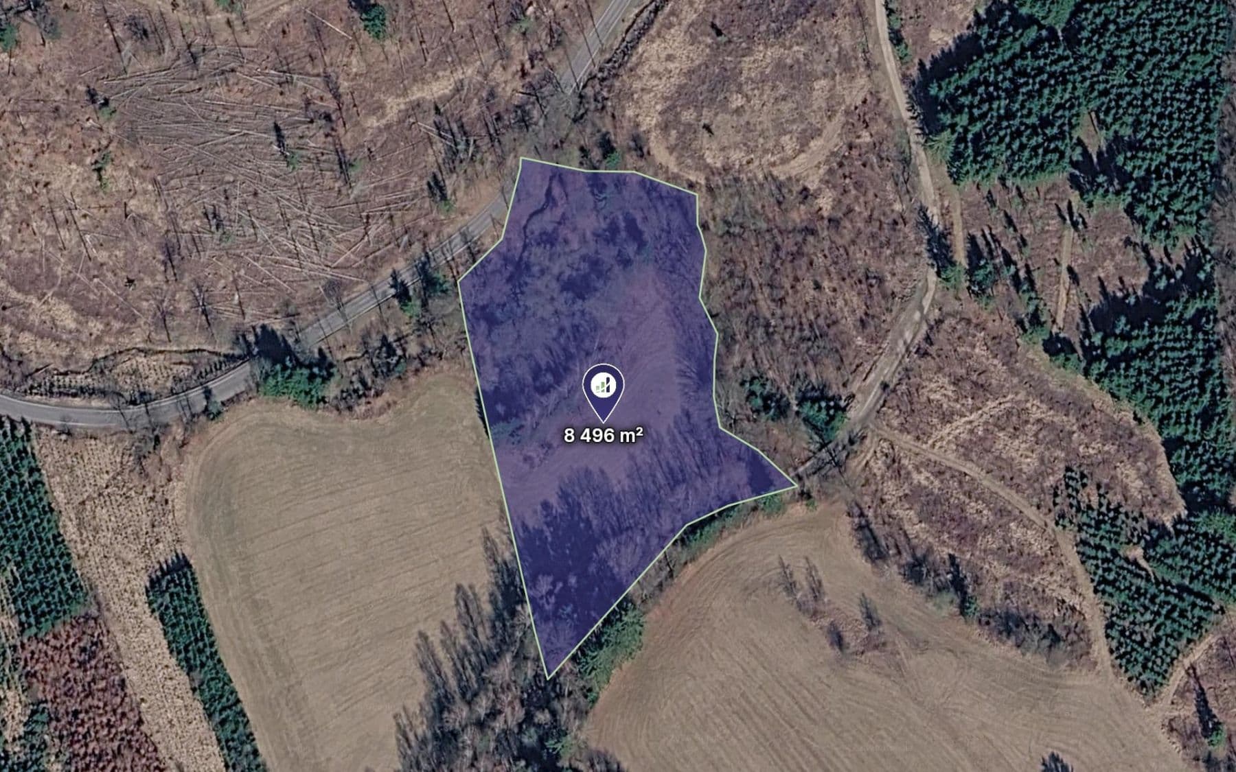 plot for sale, 8,496 m², Prosetín, Vysočina Region plot for sale, 8,496 m², Prosetín, Vysočina Region