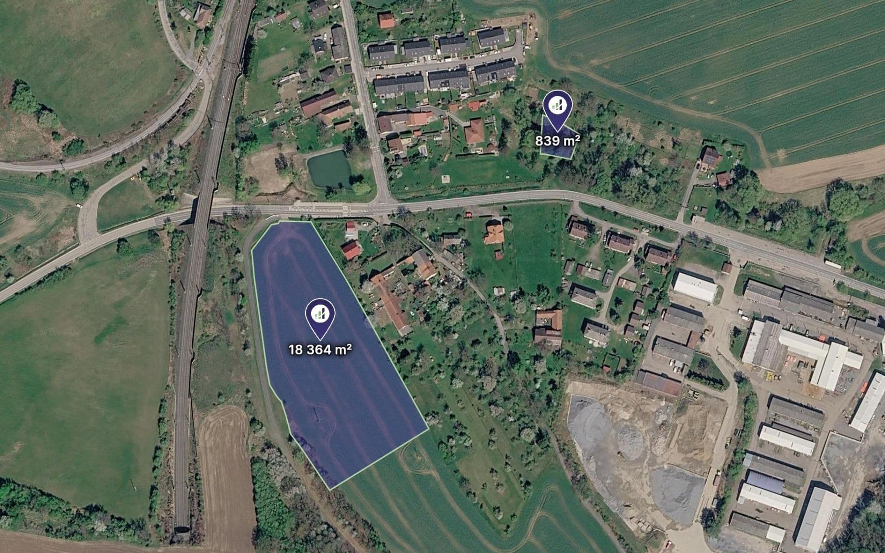plot for sale, 9,602 m², Olbramovice, Středočeský Region plot for sale, 9,602 m², Olbramovice, Středočeský Region