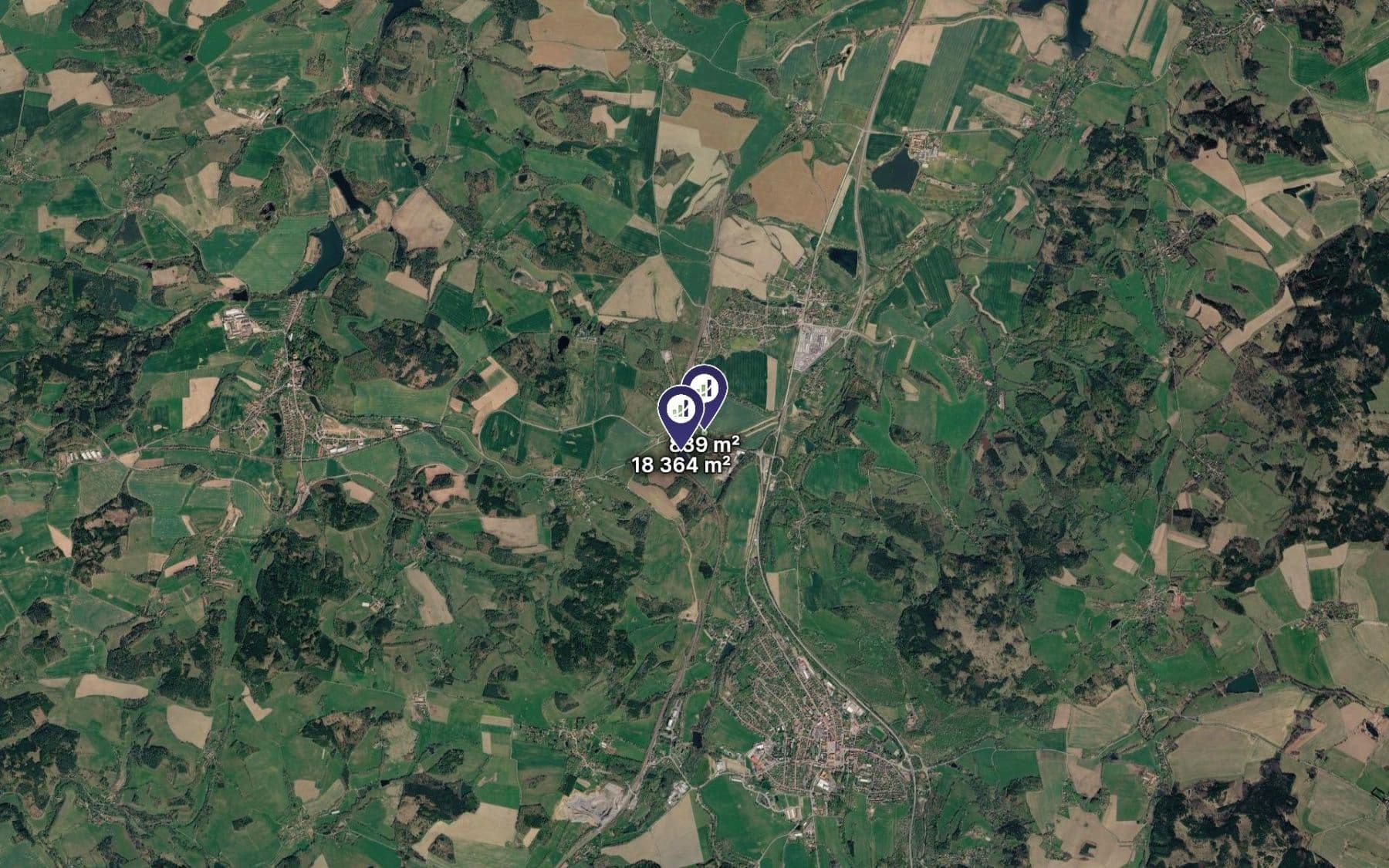 plot for sale, 9,602 m², Olbramovice, Středočeský Region plot for sale, 9,602 m², Olbramovice, Středočeský Region