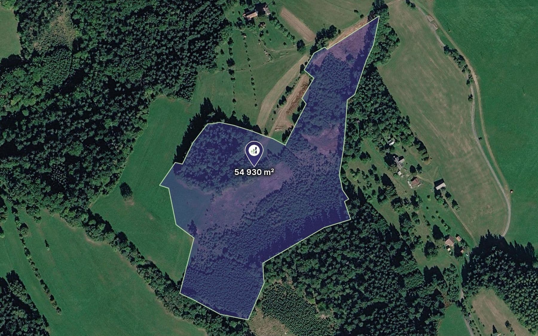 plot for sale, 54,930 m², Valašská Senice, Zlínský Region plot for sale, 54,930 m², Valašská Senice, Zlínský Region