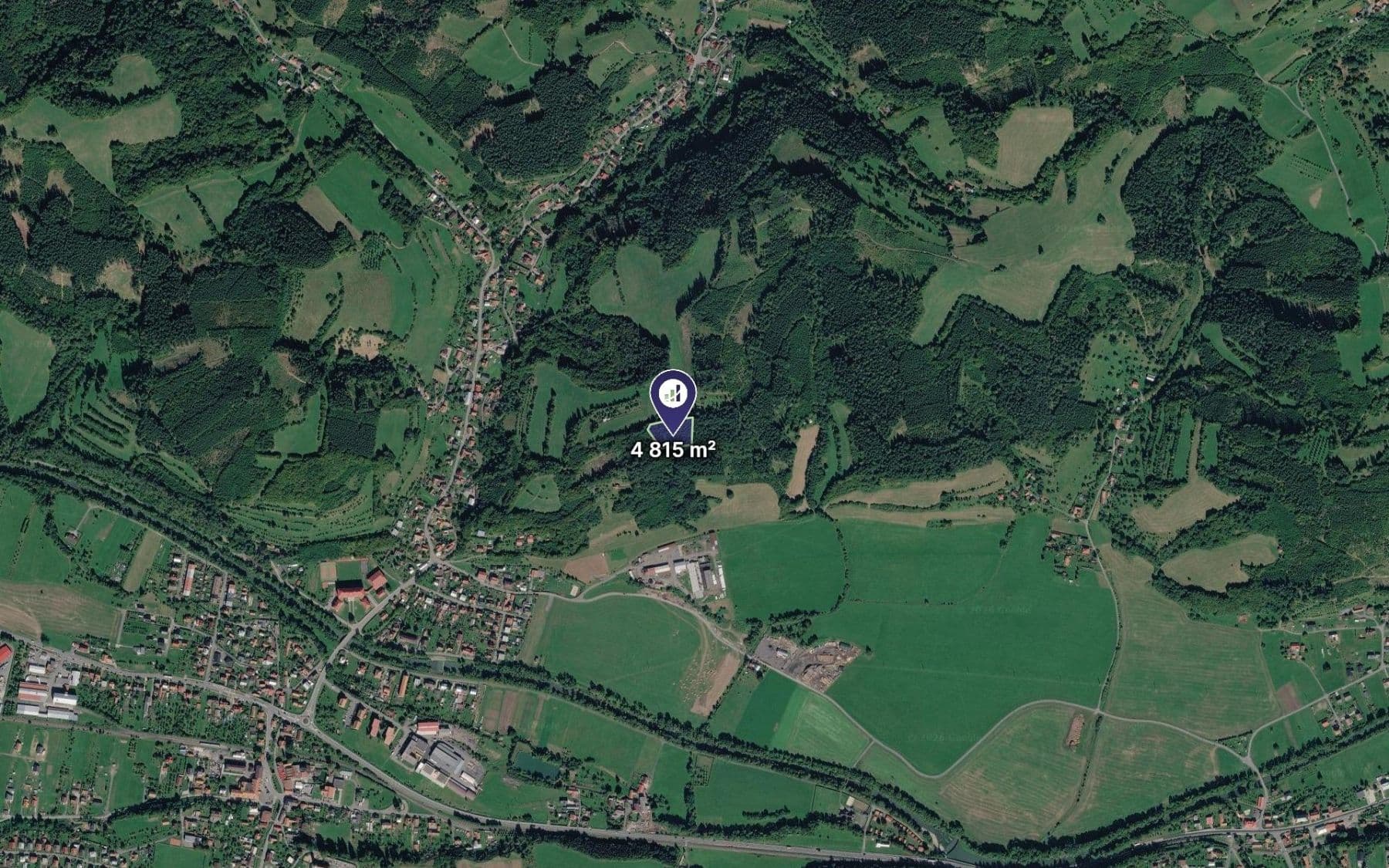 plot for sale, 4,815 m², Hovězí, Zlínský Region plot for sale, 4,815 m², Hovězí, Zlínský Region