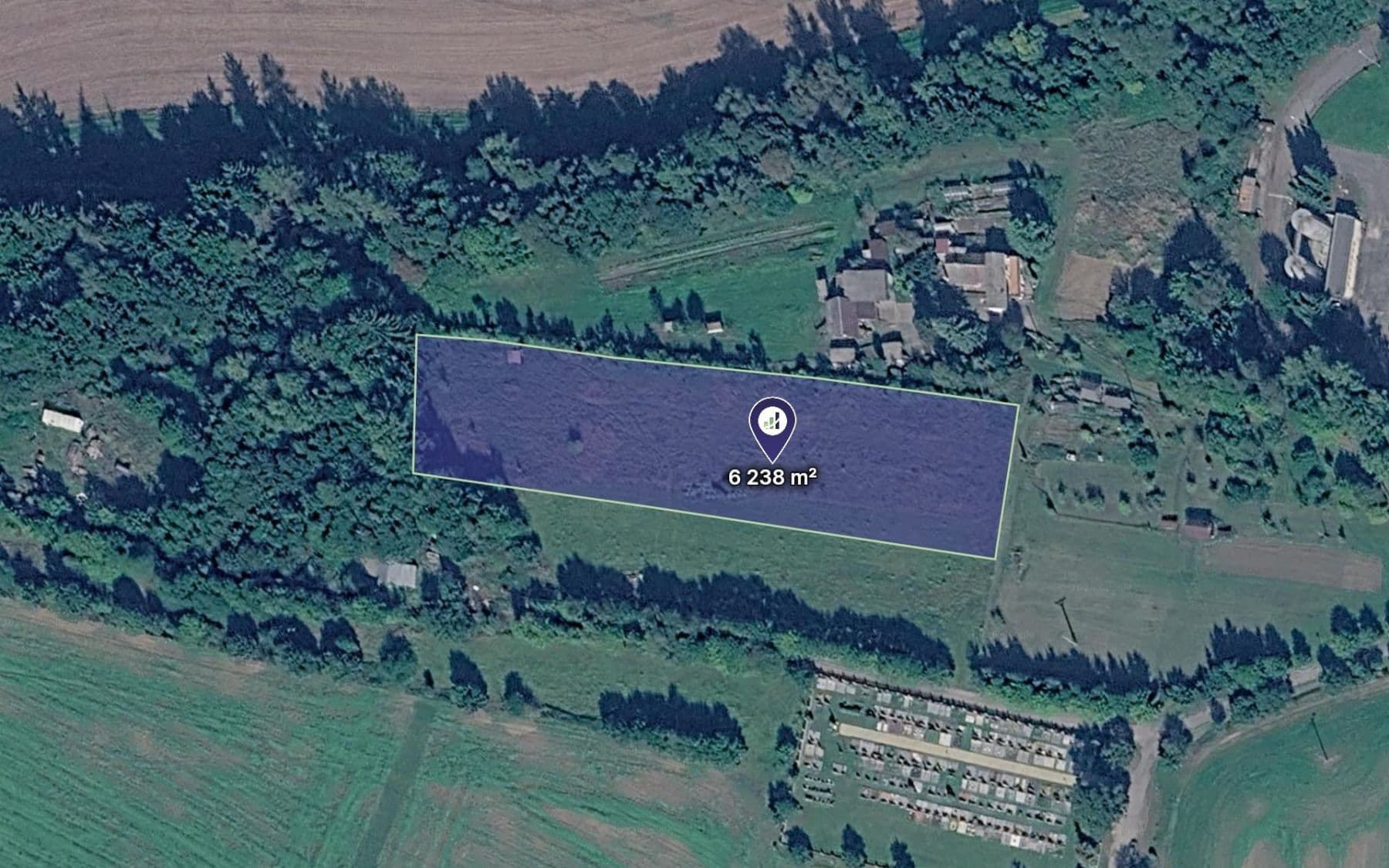 plot for sale, 6,238 m², Vranová Lhota, Pardubický Region plot for sale, 6,238 m², Vranová Lhota, Pardubický Region