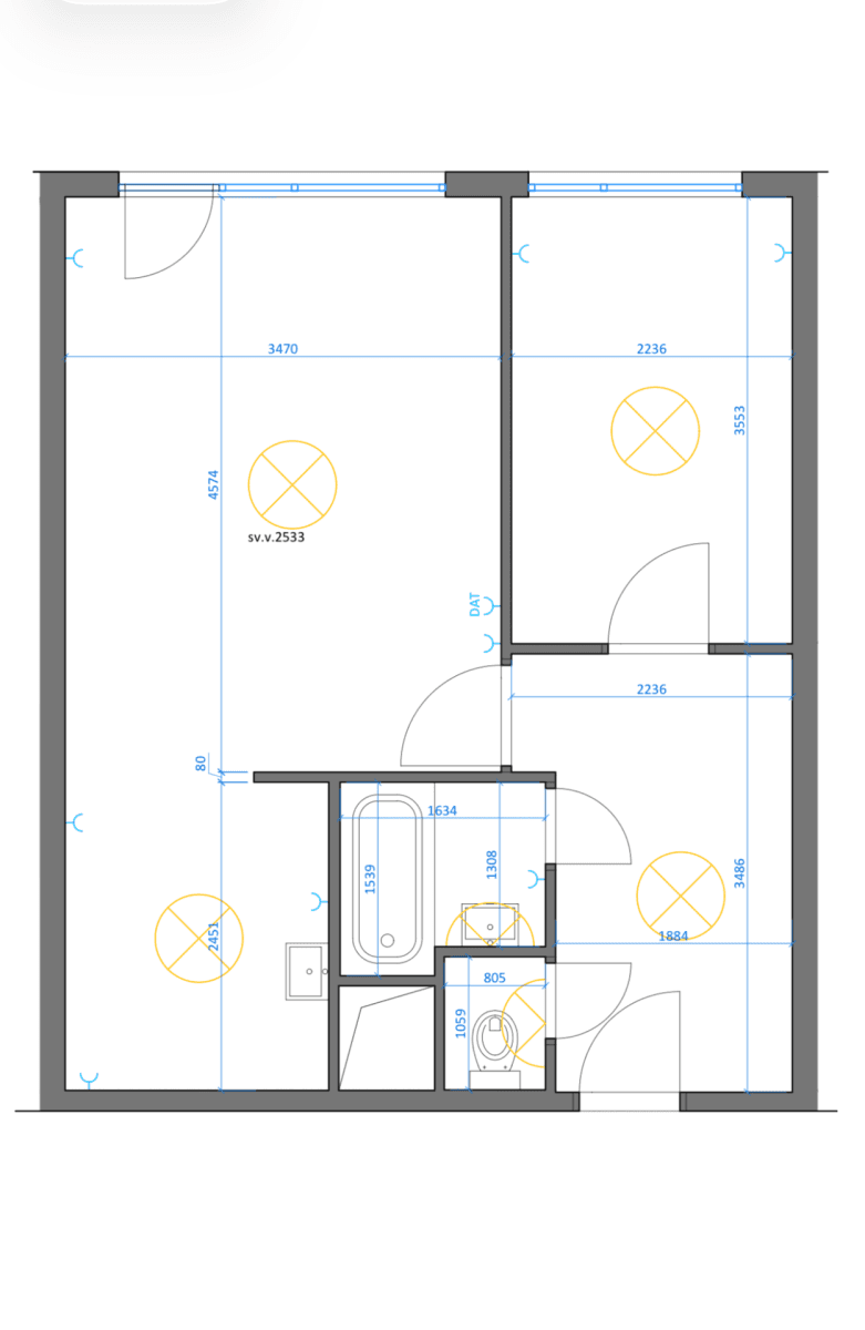 1 bedroom with open-plan kitchen flat to rent, 41 m², Strašnická, Prague, Prague 1 bedroom with open-plan kitchen flat to rent, 41 m², Strašnická, Prague, Prague