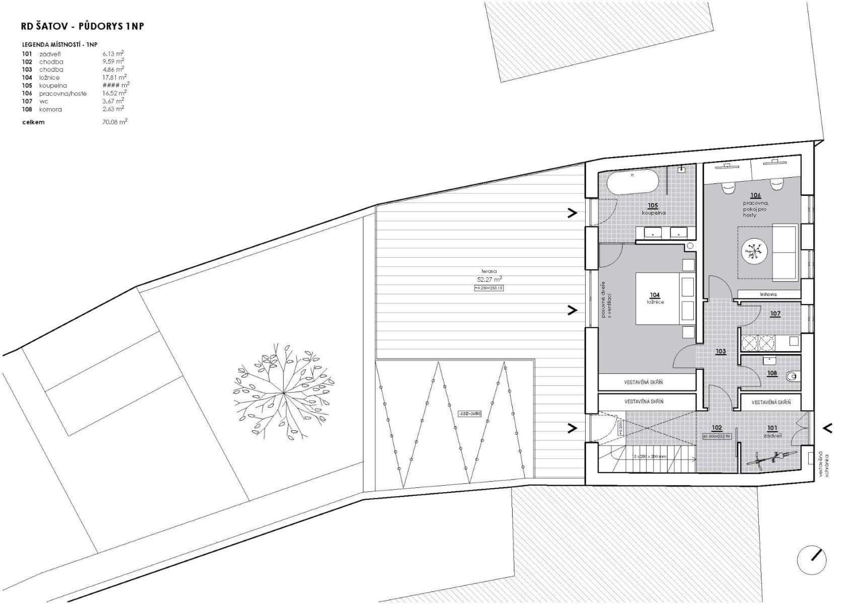 plot for sale, 461 m², Šatov, Jihomoravský Region plot for sale, 461 m², Šatov, Jihomoravský Region
