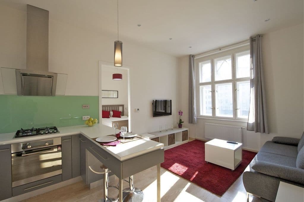 1 bedroom with open-plan kitchen flat to rent, 50 m², Kafkova, Prague, Prague 1 bedroom with open-plan kitchen flat to rent, 50 m², Kafkova, Prague, Prague