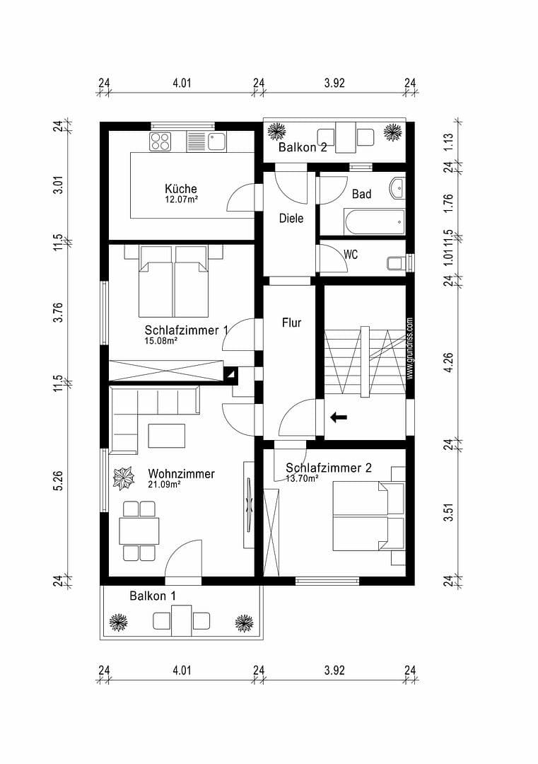 3 bedroom flat for sale, 83 m², Heilbronn, Baden-Württemberg 3 bedroom flat for sale, 83 m², Heilbronn, Baden-Württemberg