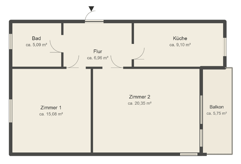 2 bedroom flat for sale, 57 m², Passau, Bavaria 2 bedroom flat for sale, 57 m², Passau, Bavaria