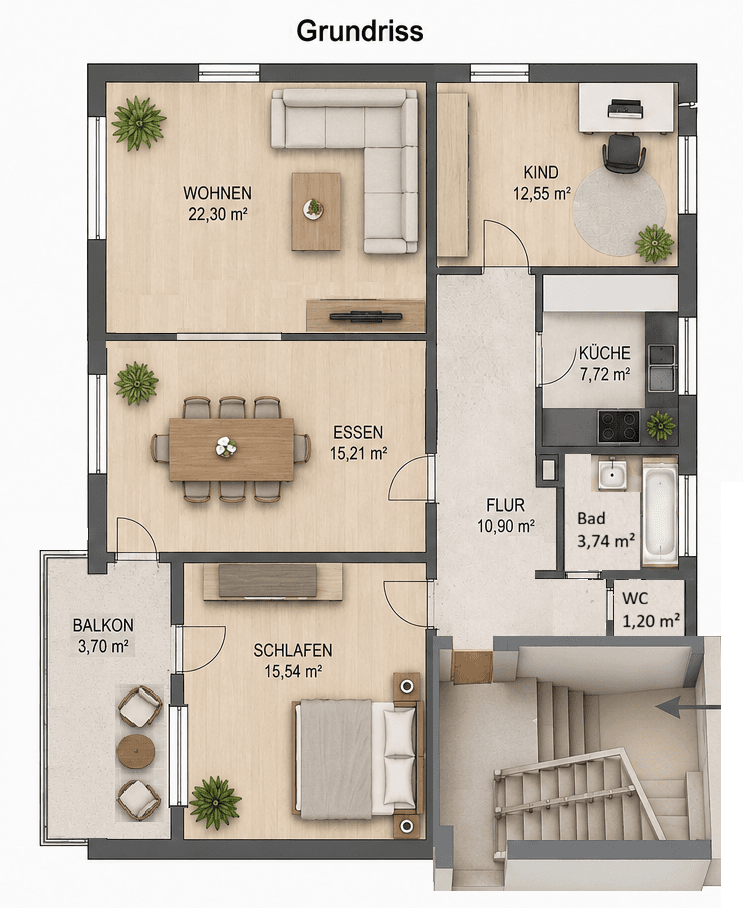 2 bedroom with open-plan kitchen flat for sale, 93 m², Niefern-Öschelbronn, Baden-Württemberg 2 bedroom with open-plan kitchen flat for sale, 93 m², Niefern-Öschelbronn, Baden-Württemberg