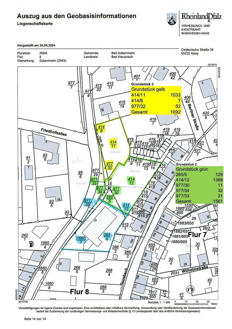 plot for sale, 1,561 m², Bad Sobernheim, Rhineland-Palatinate plot for sale, 1,561 m², Bad Sobernheim, Rhineland-Palatinate