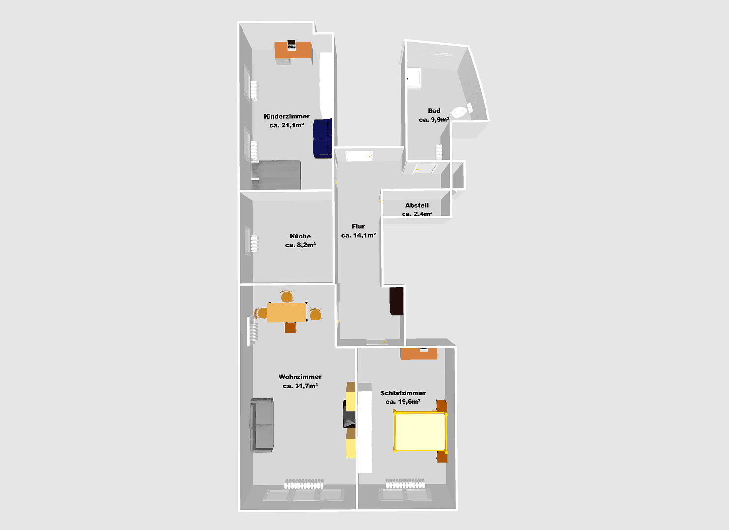 3 bedroom flat to rent, 107 m², Creglingen, Baden-Württemberg 3 bedroom flat to rent, 107 m², Creglingen, Baden-Württemberg