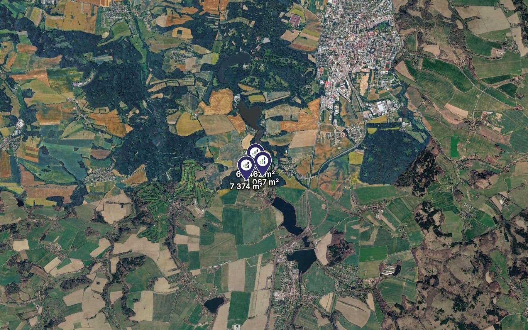 plot for sale, 71,903 m², Bystřice, Středočeský Region plot for sale, 71,903 m², Bystřice, Středočeský Region