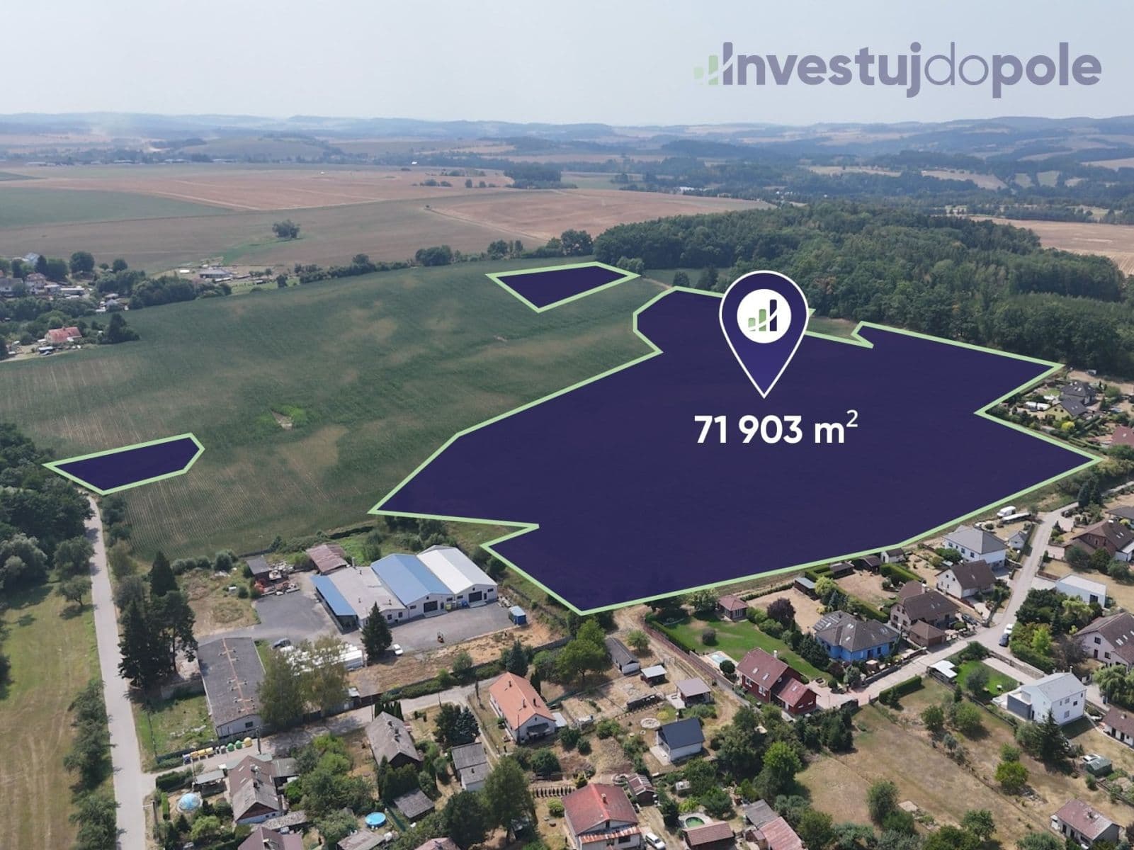 plot for sale, 71,903 m², Bystřice, Středočeský Region plot for sale, 71,903 m², Bystřice, Středočeský Region