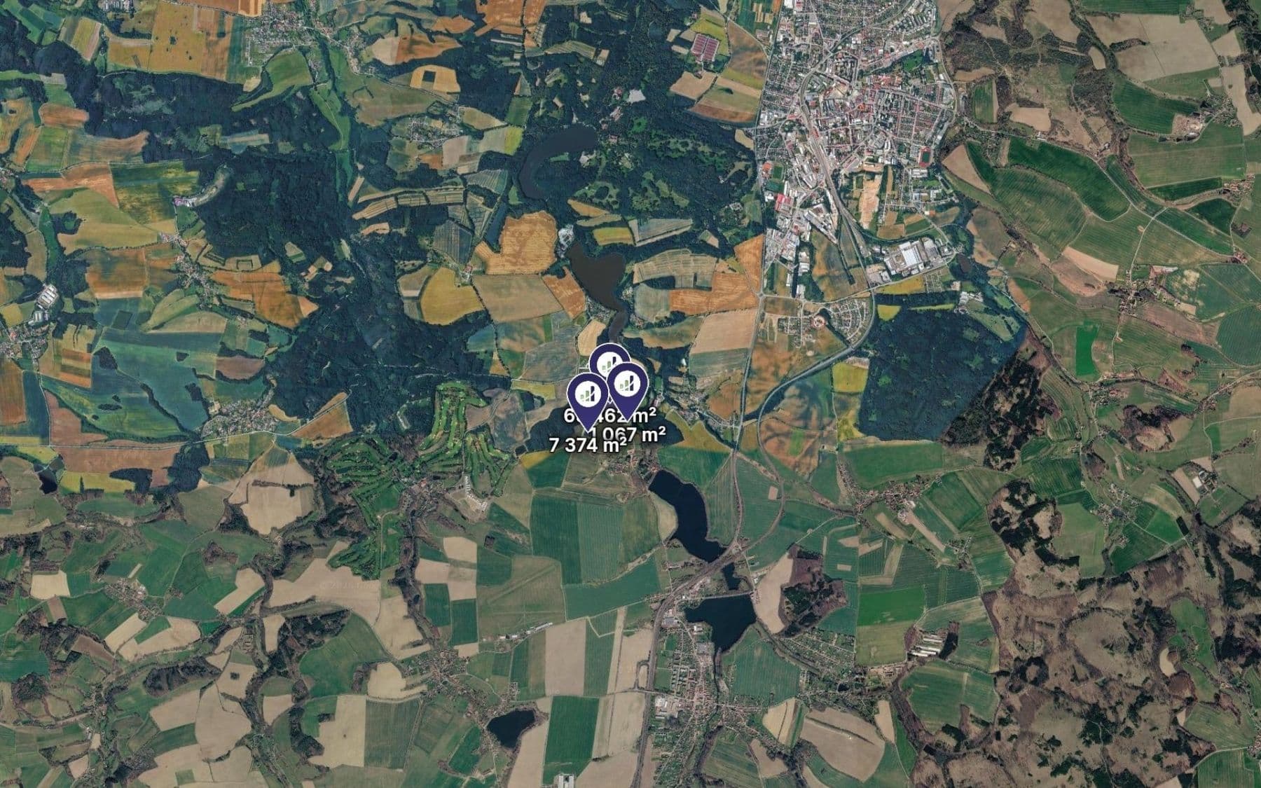 plot for sale, 71,903 m², Bystřice, Středočeský Region plot for sale, 71,903 m², Bystřice, Středočeský Region