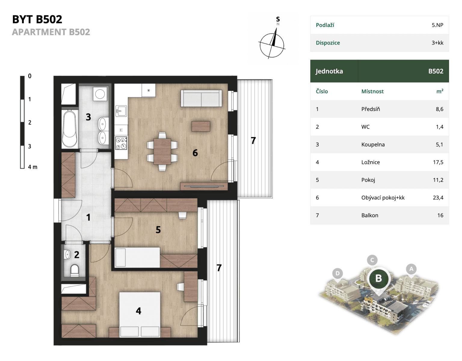 2 bedroom with open-plan kitchen flat for sale, 72 m², Jáchymovská, Prague, Prague 2 bedroom with open-plan kitchen flat for sale, 72 m², Jáchymovská, Prague, Prague