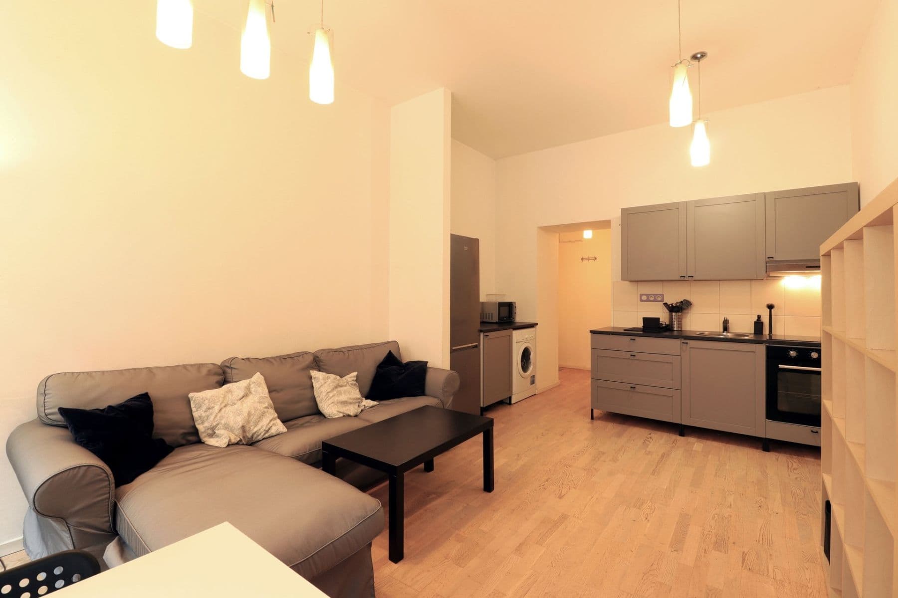 1 bedroom with open-plan kitchen flat to rent, 44 m², Bořivojova, Prague, Prague 1 bedroom with open-plan kitchen flat to rent, 44 m², Bořivojova, Prague, Prague