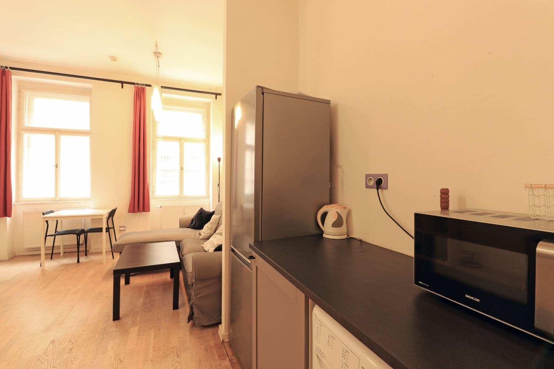 1 bedroom with open-plan kitchen flat to rent, 44 m², Bořivojova, Prague, Prague 1 bedroom with open-plan kitchen flat to rent, 44 m², Bořivojova, Prague, Prague