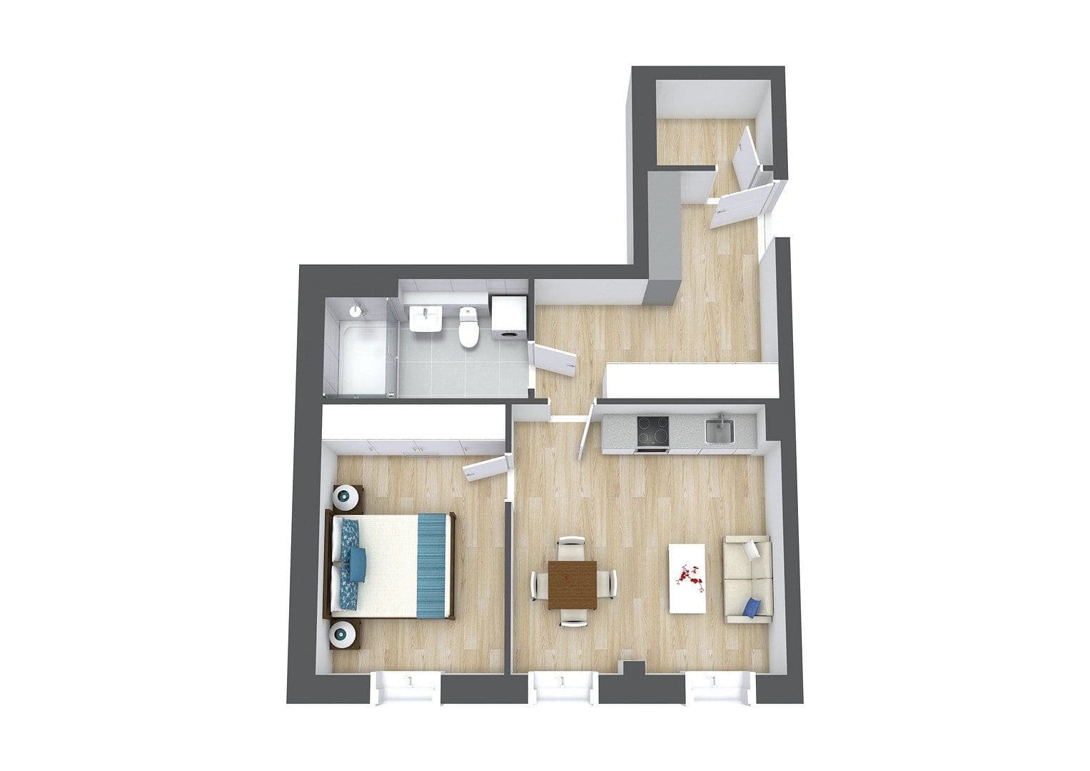 2 bedroom flat for sale, 53 m², Jakobstal 1, Frontenhausen, Bavaria 2 bedroom flat for sale, 53 m², Jakobstal 1, Frontenhausen, Bavaria