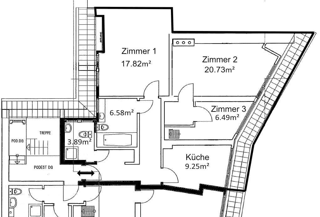 3 bedroom flat to rent, 100 m², Adalbertsteinweg 18-20, Aachen, North Rhine-Westphalia 3 bedroom flat to rent, 100 m², Adalbertsteinweg 18-20, Aachen, North Rhine-Westphalia