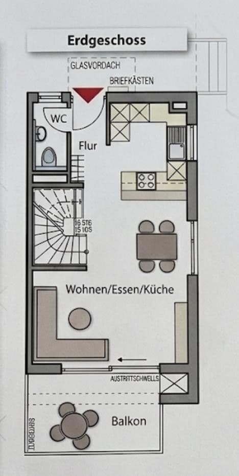4 bedroom with open-plan kitchen flat to rent, 111 m², Heimsheim, Baden-Württemberg 4 bedroom with open-plan kitchen flat to rent, 111 m², Heimsheim, Baden-Württemberg