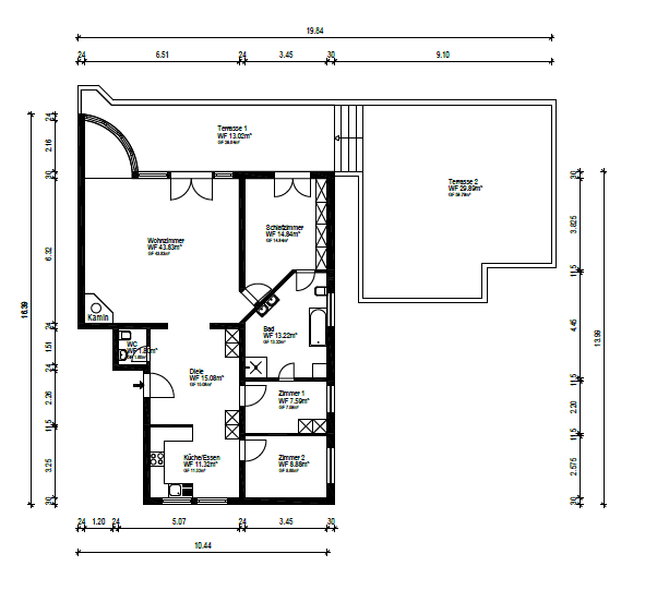4 bedroom flat for sale, 159 m², Bensheimerstraße 1-3, Lorsch, Hesse 4 bedroom flat for sale, 159 m², Bensheimerstraße 1-3, Lorsch, Hesse