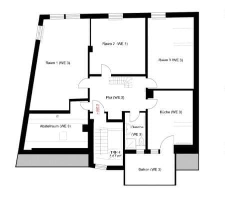 4 bedroom flat to rent, 103 m², Darmstadt, Hesse 4 bedroom flat to rent, 103 m², Darmstadt, Hesse