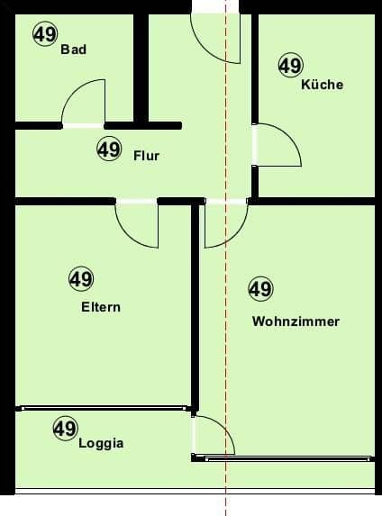 2 bedroom flat to rent, 61 m², Siemensstraße 39, Bamberg, Bavaria 2 bedroom flat to rent, 61 m², Siemensstraße 39, Bamberg, Bavaria